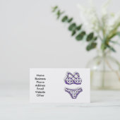 visitekaartje met Bikini Bathing Suit (Staand voorkant)