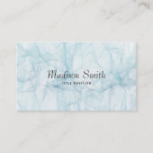 Visitekaartje met blauwe achtergrond (Voorkant)