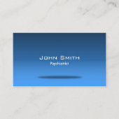 Visitekaartje met blauwe ruimte Psychiatrist (Voorkant)