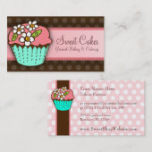 Visitekaartje met blote perskoeken (Voorkant / Achterkant)