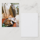 Visitekaartje met buik en ontbijt (Voorkant / Achterkant)