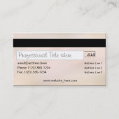 Visitekaartje met creditcard (tweezijdig) groen (Achterkant)