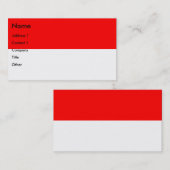 Visitekaartje met de vlag van Indonesië (Voorkant / Achterkant)