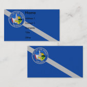 Visitekaartje met de vlag van Las Vegas, Verenigde (Voorkant / Achterkant)