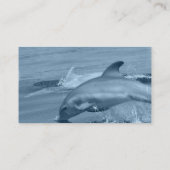 Visitekaartje met duikDolphin (Achterkant)