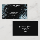 Visitekaartje met een fijne grafische kaart (Voorkant / Achterkant)