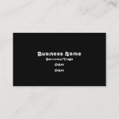 Visitekaartje met een fijne grafische kaart (Achterkant)