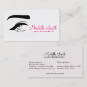visitekaartje met eyeliner lash (Voorkant / Achterkant)