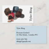 Visitekaartje met fijne kunsten (Voorkant / Achterkant)