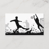 Visitekaartje met football thema (Voorkant)