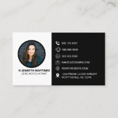 Visitekaartje met foto- en QR-codegenerator (Voorkant)