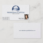 visitekaartje met foto op rechteronderkant Pearl (Voorkant / Achterkant)