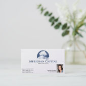 visitekaartje met foto op rechteronderkant Pearl (Staand voorkant)