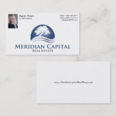 visitekaartje met foto-standaard witte afwerking (Voorkant / Achterkant)