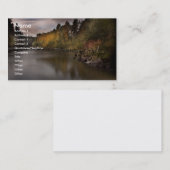 Visitekaartje met full colour natuur achtergrond (Voorkant / Achterkant)