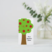 Visitekaartje met ganzenboom (Staand voorkant)