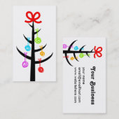 Visitekaartje met ganzenboom (Voorkant / Achterkant)