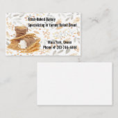 Visitekaartje met gebak, vers (Voorkant / Achterkant)