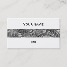 Visitekaartje met gekleurde afdruk, witte streep a