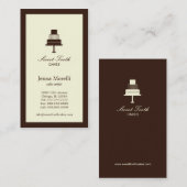 Visitekaartje met gelaagde sluiting (Voorkant / Achterkant)