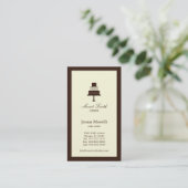 Visitekaartje met gelaagde sluiting (Staand voorkant)