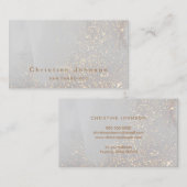 visitekaartje met glittereffect (Voorkant / Achterkant)