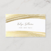 Visitekaartje met goudfolieverf (Voorkant)