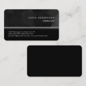 Visitekaartje met grijs grijze rand (Voorkant / Achterkant)