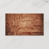 visitekaartje met grijs ontwerp (Achterkant)