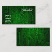 visitekaartje met grijs ontwerp (Voorkant / Achterkant)