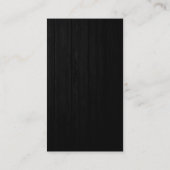 Visitekaartje met grijze fitness - rode lijn (Achterkant)