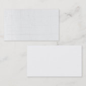 visitekaartje met grijze grafiek (Voorkant / Achterkant)