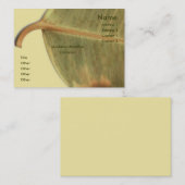 Visitekaartje met groen verlof (Voorkant / Achterkant)