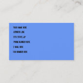 Visitekaartje met hoge gladde windmolen (Achterkant)