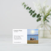 Visitekaartje met hoge verzekeringsdekking (Staand voorkant)