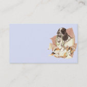 visitekaartje met hond en kat (Achterkant)