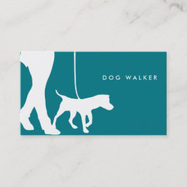Visitekaartje met hondenloop 3,5 x 2,0 inch, 100 s
