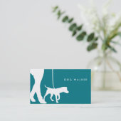 Visitekaartje met hondenloop 3,5 x 2,0 inch, 100 s (Staand voorkant)