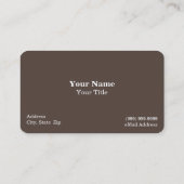 Visitekaartje met houten achtergrond (Achterkant)