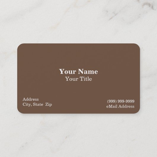 Visitekaartje met houten achtergrond (Achterkant)