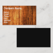 Visitekaartje met houtstijl (Voorkant / Achterkant)