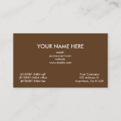 visitekaartje met houtwaren (Achterkant)