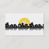 visitekaartje met huizen (Achterkant)