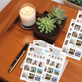 Visitekaartje met instagram-collage