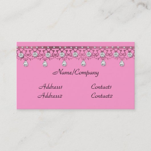 Visitekaartje met jokerzijde (Voorkant)