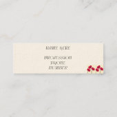 Visitekaartje met klauw (Achterkant)