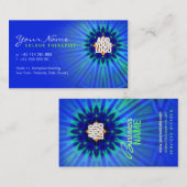 Visitekaartje met kleurentherapie Star (Voorkant / Achterkant)