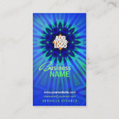 Visitekaartje met kleurentherapie Star (Achterkant)