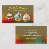 visitekaartje met kleurrijke roem (Voorkant / Achterkant)