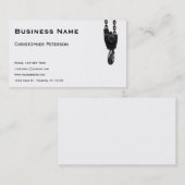 Visitekaartje met kraanhaak (Voorkant / Achterkant)